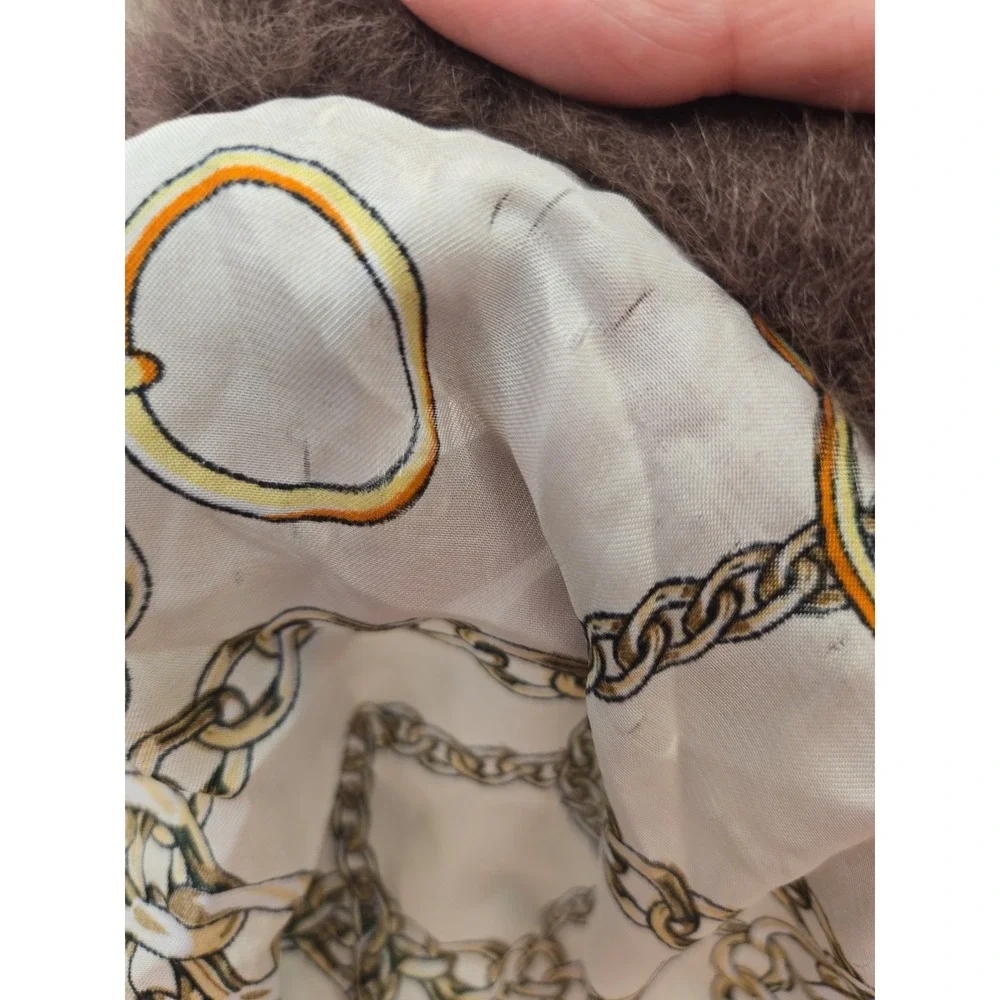 La Fiorentina faux fur shawl scarf